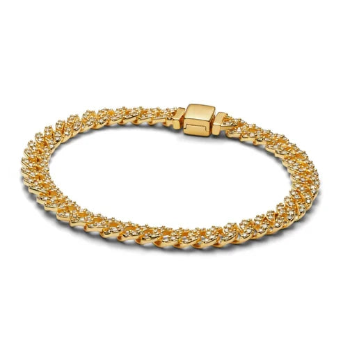 Pave Cuban Armbånd