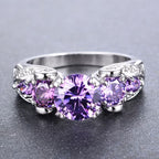 Sølv Amethyst Vintage Ring