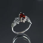Kraprød Rose Radiance Ring