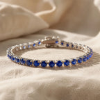 Sapphire Tennis Armbånd