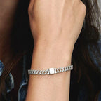 Pave Cuban Armbånd