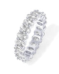 Tidsløs Elegance: Funklende Krystal Evighedsring