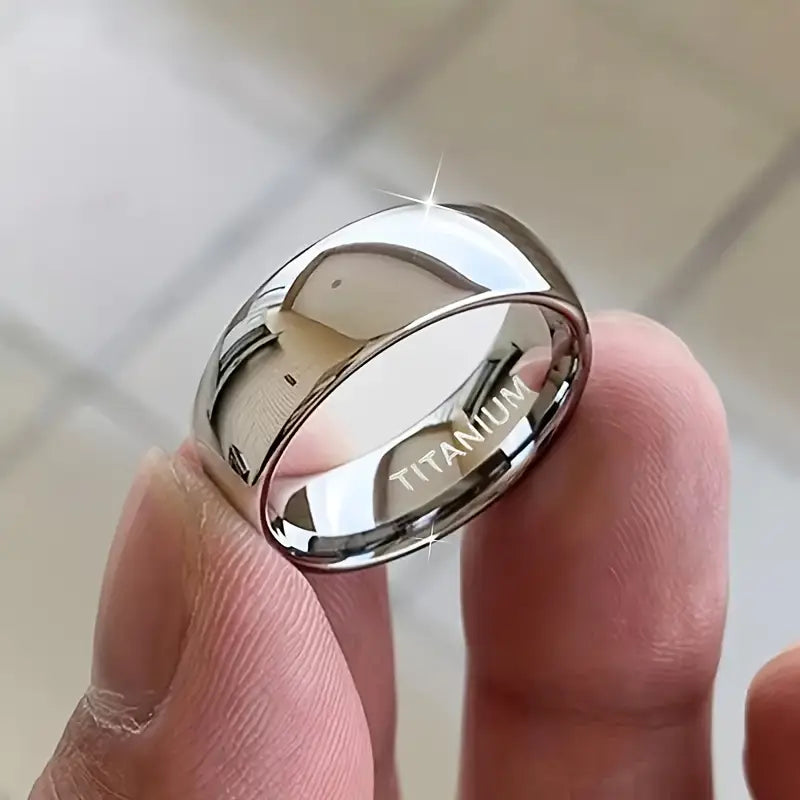 PANASH Titanium Stål 6mm Ring