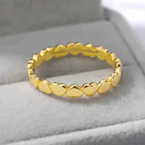 Gyldne Hjerter Armbånd