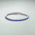 Sapphire Tennis Armbånd