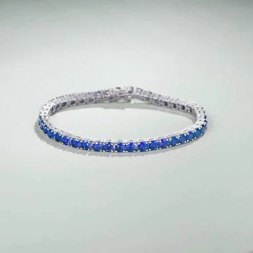 Sapphire Tennis Armbånd