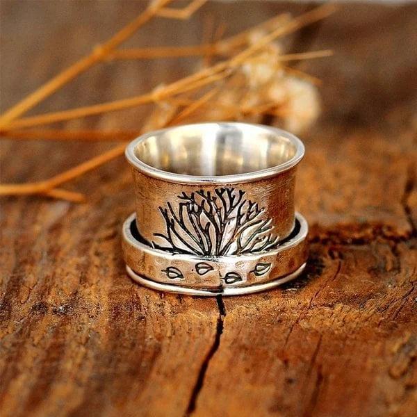 Livets Træ Spinner Meditationsring
