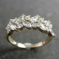 Vintage Blomster Ring i Sølv