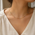 Colorburst Delikat Choker Halskæde