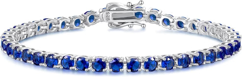 Sapphire Tennis Armbånd