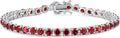 Ruby Tennisarmbånd