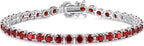 Ruby Tennisarmbånd