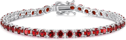 Ruby Tennisarmbånd
