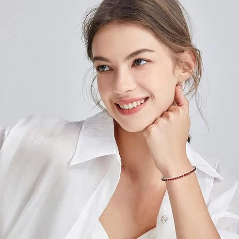 Ruby Tennisarmbånd