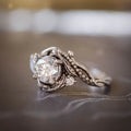 Vintage Zirconia Sølv Grenring