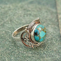 Boho Turkis Ring