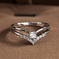 Skinnende Ring i Sterling Sølv Elegant