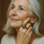 Natur Grøn Krystal Ring