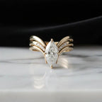 Drop Crown Guld Ring