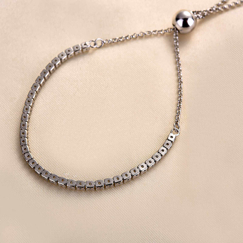 Rund Skåret Tennisarmbånd til Kvinder