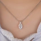Oval Cut Pendant Necklace