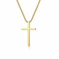 Bezel Cross Necklace
