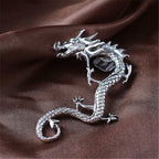 Sølv Drage Øreringe