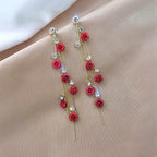 Rose Cascade Øreringe