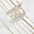 Pakke med Boho Armbånd i Guld