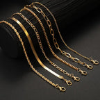 Boho Retro Cubansk Armbåndsæt