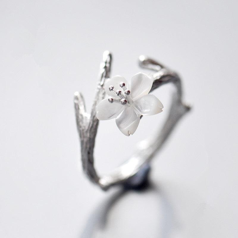 Hvide Naturlige Jade Ringe