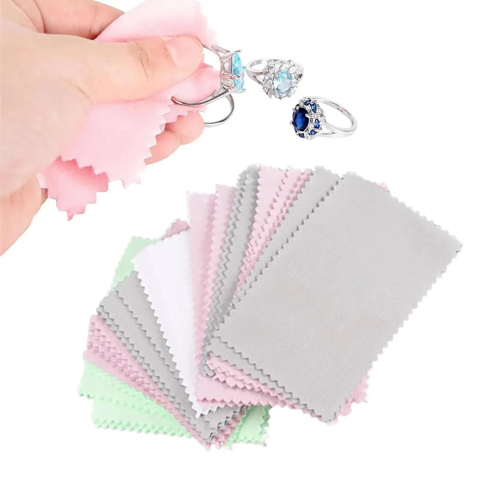 Claires premium smykkerenserservietter
