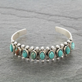 Vintage Turkis Sten Armbånd