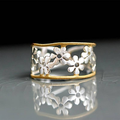 Uregelmæssig Hult Daisy Ring
