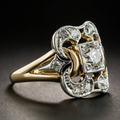 Vintage Zirconia Guld Ring