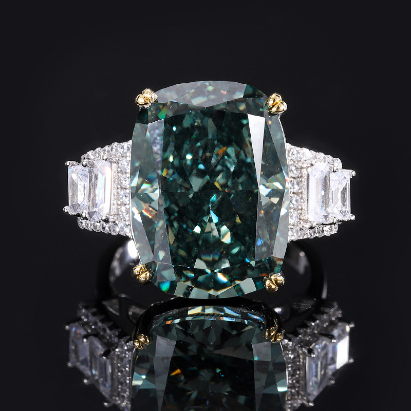 Vintage Cosmic Crystal Ring lavet af Sterling Sølv
