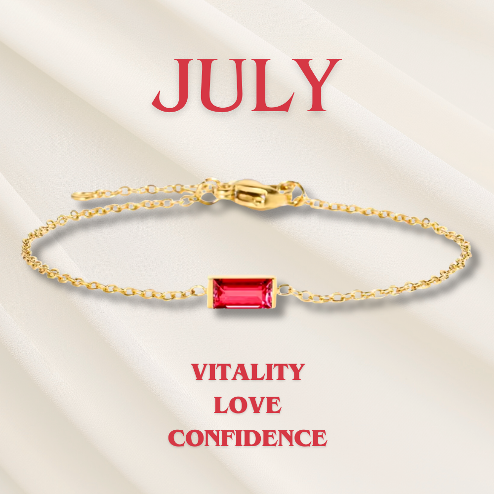 Heartline Fødselsstenarmbånd