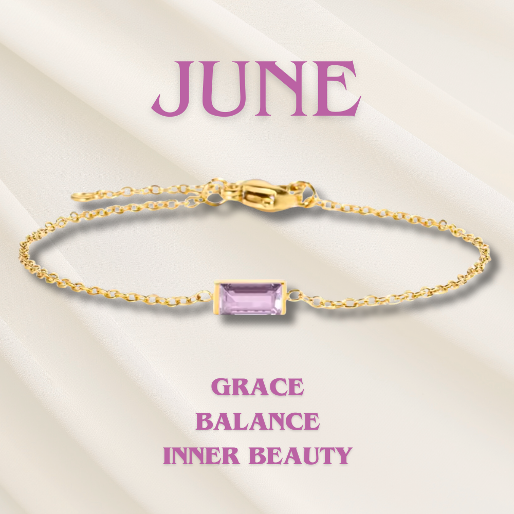 Heartline Fødselssten Armbånd