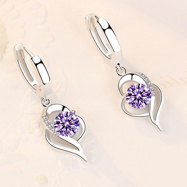 Sølv Zirconia Øreringe