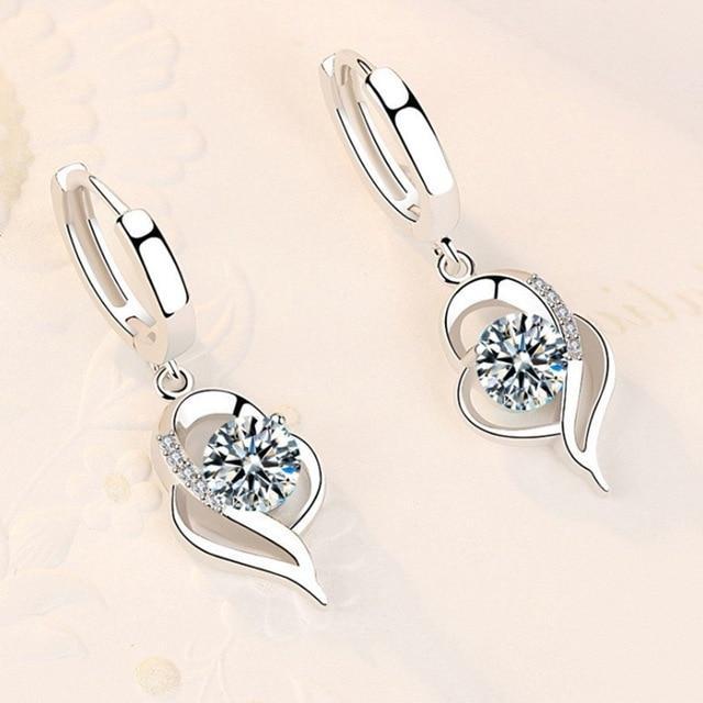Sølv Zirconia Øreringe